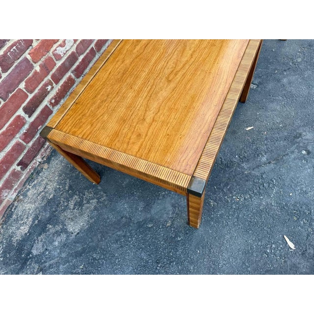 Late 20th Century Pair of Vintage Campaign-Style Accent Tables From the Drexel Accolade Collection For Sale - Image 5 of 16