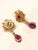 Early 21st Century Bochic "Orient" Ruby, Yellow Sapphire Earrings Set 18K Gold & Silver For Sale - Image 5 of 18