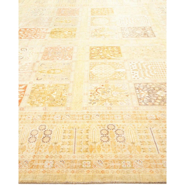 Mogul Collection Hand-Knotted Area Rug - Ivory 8' 5" x 10' 4" For Sale - Image 4 of 9
