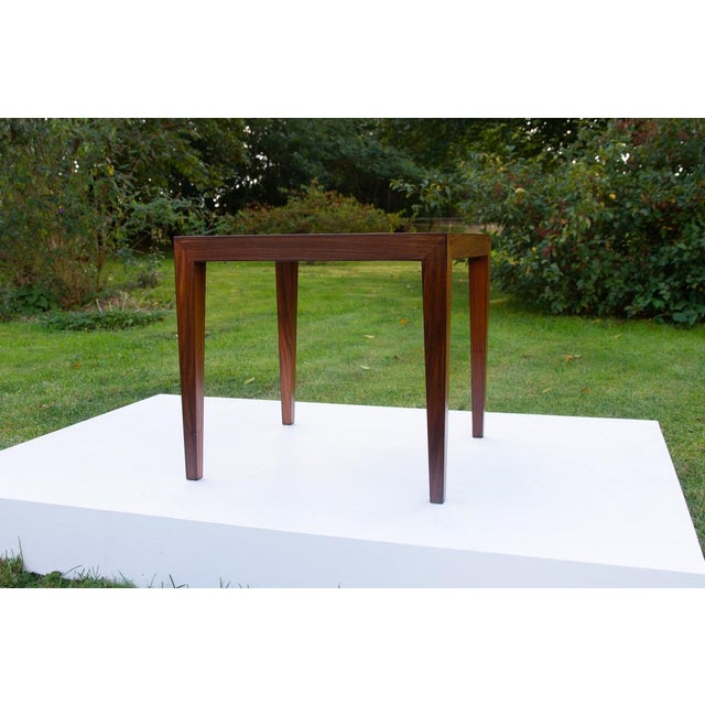 Vintage Danish Rosewood Coffee Table by Severin Hansen, 1960s. Elegant and stylish mid-century modern table by Danish...