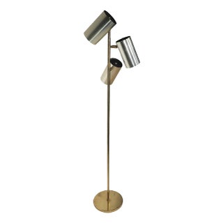 Three Light Floor Lamp by Kotch and Lowy C. 1970’s For Sale