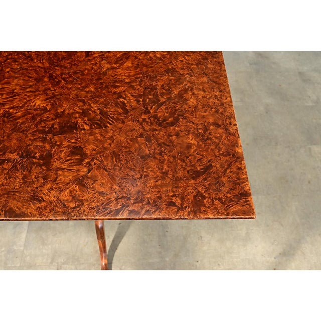 Swedish 19th Century Carl Hollst Square Tilt-top Table For Sale - Image 15 of 17