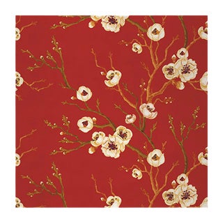 Сherry Tree Fabric Wallcovering by Chiara Mennini for Midsummer-Milano For Sale