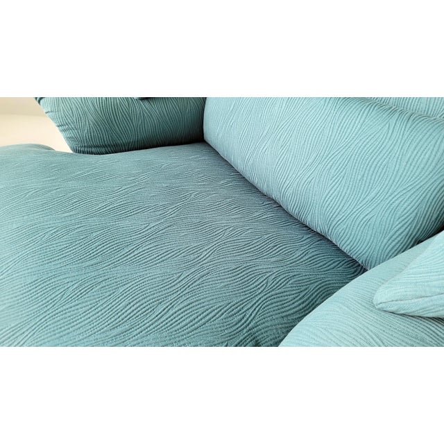 Postmodern Portovenere Lounge Chair with Ottoman by Vico Magistretti for Cassina, 1980s, Set of 2 For Sale - Image 3 of 11