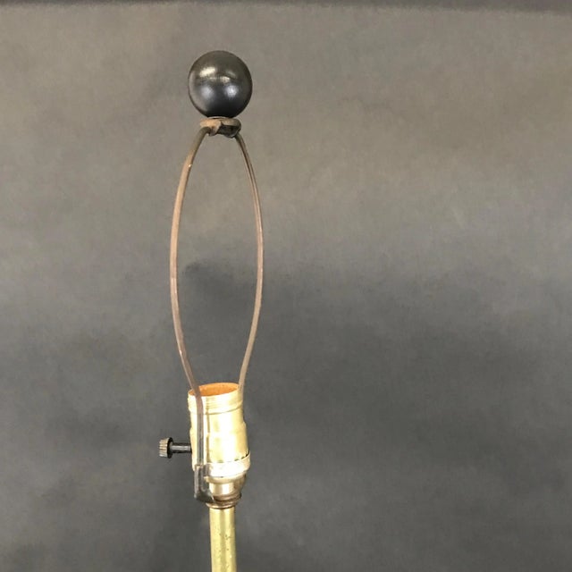 1940s Atomic Age Ceramic Table Lamp For Sale In New York - Image 6 of 7