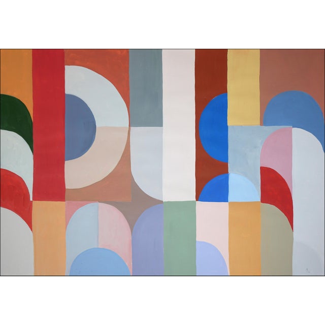 2020s 2026, Art Deco Painting - Set of 2 For Sale - Image 5 of 10