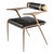 "Sfida" Chair, With Bronze and Tailor Made Leather For Sale In Los Angeles - Image 6 of 8