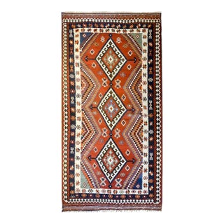 Mid-20th Century Harsin Kilim Rug For Sale