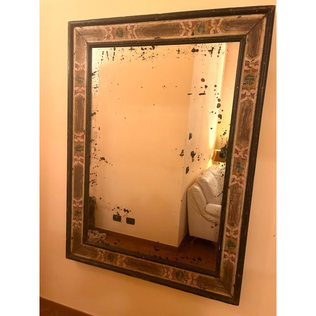 A pair of one of a kind antique Italian Empire Period (early 19th Century) carved wood Casetta frames. These are of a very...