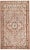 Textile 1960s Vintage Persian Distressed Handmade Floral Peach Wool Rug For Sale - Image 7 of 7