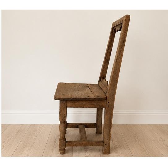 French Provincial Antique French Lorraine Chair For Sale - Image 3 of 5