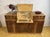 Art Deco English Burr Walnut Cocktail Bar Cabinet, 1930s For Sale - Image 4 of 15