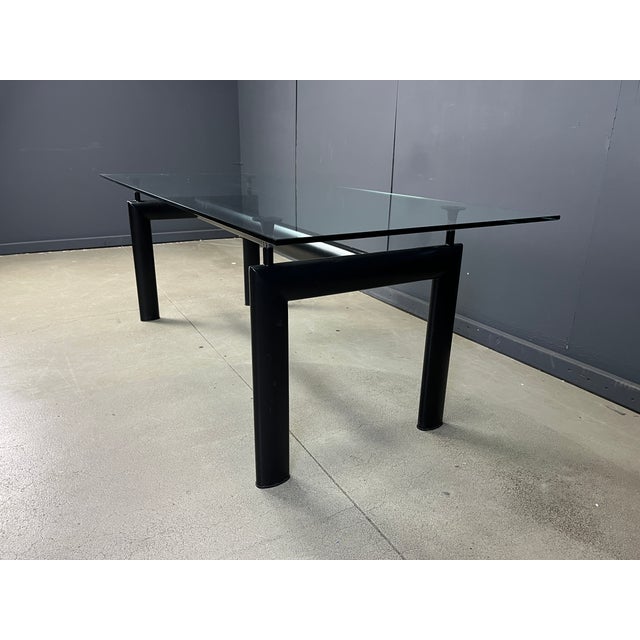 Metal LC6 Dining Table by Le Corbusier for Cassina, 1990s For Sale - Image 7 of 11