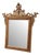 Venetian Lacquered and Gilded Mirror with Friezes, 1850s For Sale