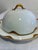 Haviland & Co. Early 20th Century Haviland & Co. Limoges Gold Gilt Domed Butter Dish For Sale - Image 4 of 11
