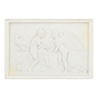 Antique Biscuit Wall Relief from Royal Copenhagen, 1870s For Sale