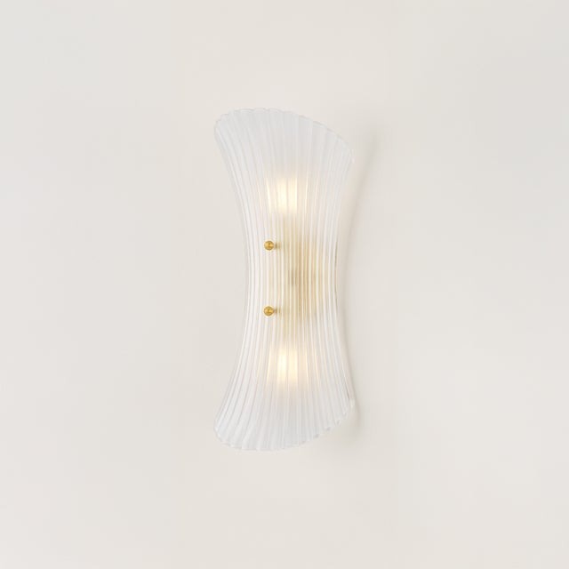 Metal Mitzi Esmae 7 in. 2 Light Wall Sconce in Aged Brass Finish For Sale - Image 7 of 13