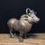 Chinese Vintage Bronze Rhinoceros Figure With Archaic Scrollwork – Xiniu Statue For Sale - Image 3 of 9