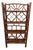 Vintage Chinoiserie Tortoiseshell Bamboo & Rattan 4-Tier Etagere Bookshelf For Sale
