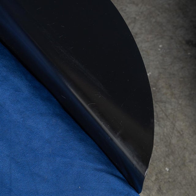 20th Century Italian Blue Alcantara Leather Reclining Armchairs from Cinova,1980s, Set of 2 For Sale - Image 18 of 18