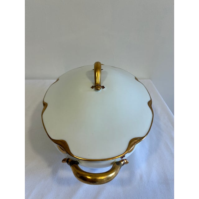 An exceptional vintage finds piece — this antique covered vegetable tureen by Haviland & Co., Limoges, France, showcases...