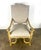 This set of 10 French Provincial dining chairs showcases a classic and refined design. The eyebrow shaped tops of these...