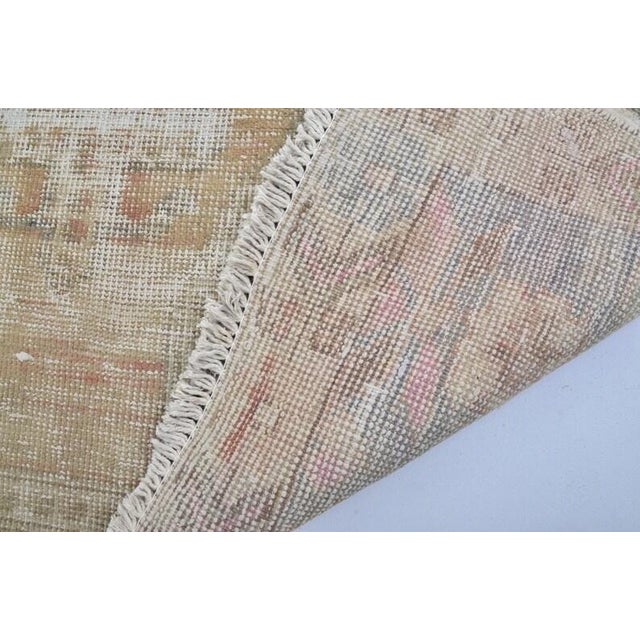Tan Bohemian Kurdish Area Carpet For Sale - Image 8 of 10