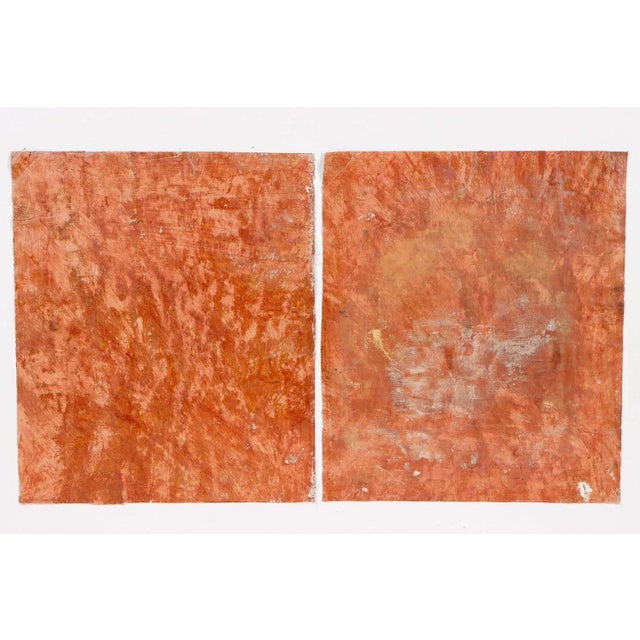 Yellow 19th Century India Orissa Jagannath Vishnu Paintings Pair Set of Two Natural Pigments For Sale - Image 8 of 13