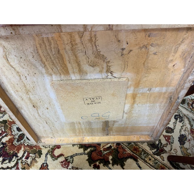 20th Century Travertine Side Table For Sale - Image 11 of 12