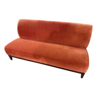 Mid 20th Mitchell Gold Armless Sofa For Sale
