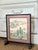 1960s Asian Hand-Painted Landscape Tabletop Screen | Traditional Oriental Desk Decor For Sale - Image 10 of 11