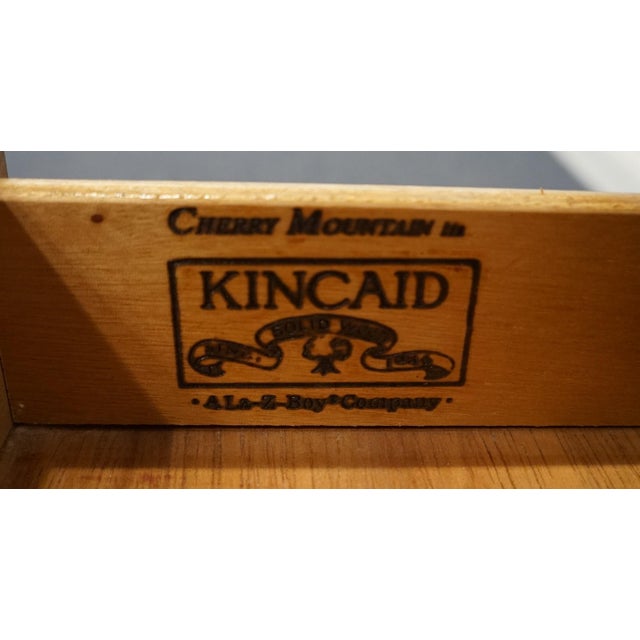 Brown Kincaid Furniture Cherry Mountain III Collection Traditional Queen Anne Style 22" Side Table For Sale - Image 8 of 12