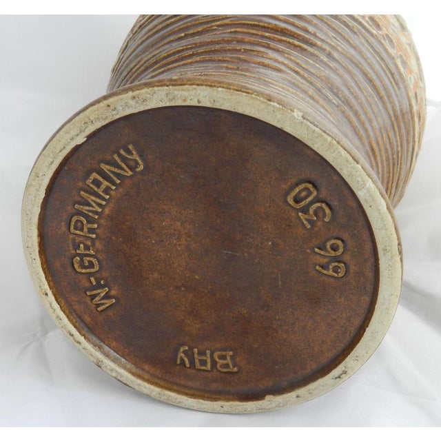 Mid-Century West German Vase attributed to Bay Keramik, 1950s For Sale - Image 3 of 7