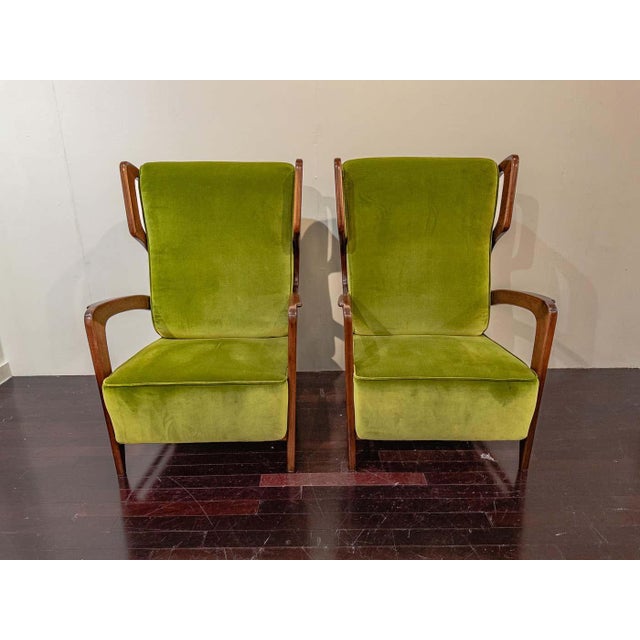 Rare Lounge Chairs Attributed to Gil Point C. 1960 For Sale In Houston - Image 6 of 11