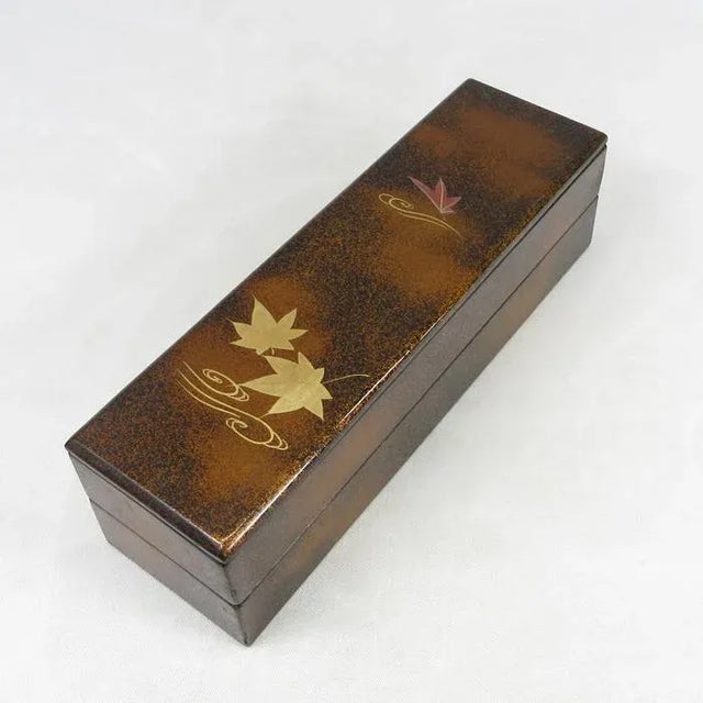 Antique 19th C Japanese Lacquered Writing Case For Sale - Image 9 of 9
