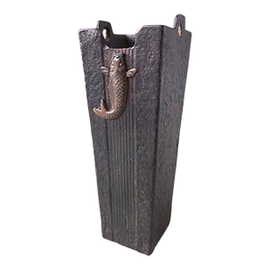 Late 19th Century Japanese Cast Iron Ikebana Vase - Meiji Period
