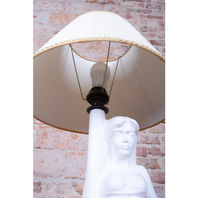 Ceramic Mid-Century Figural Table Lamp in Ceramic, 1970s For Sale - Image 7 of 15