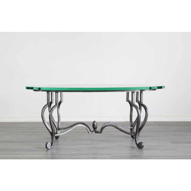 Hollywood Regency Vintage Hollywood Regency Coffee Table For Sale - Image 3 of 10