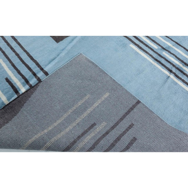 Gray Art Deco Inspired Modern Rug by Doris Leslie Blau For Sale - Image 8 of 8