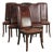 Vintage Sheepskin Dining Chairs, Set of 6 For Sale