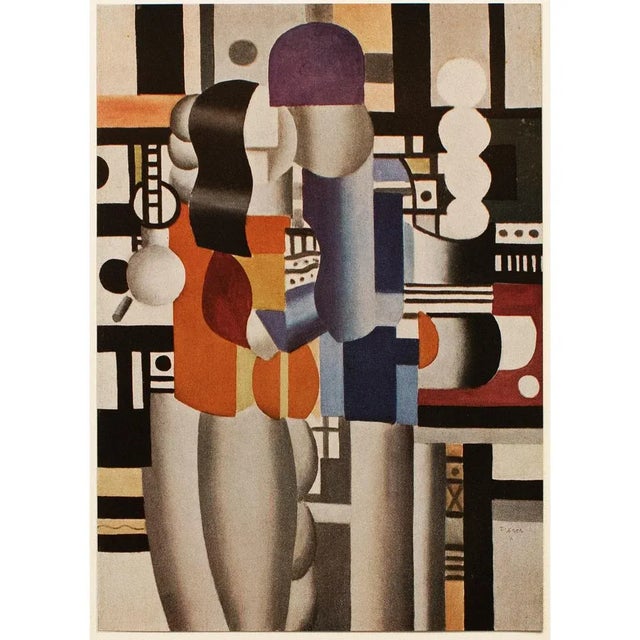 1948 After Fernand Léger "Man and Woman", First Edition Period Offset Lithograph For Sale In Dallas - Image 6 of 8