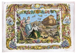The Story of Noah - Original Complete Series of 6 Etchings - 1768 1768