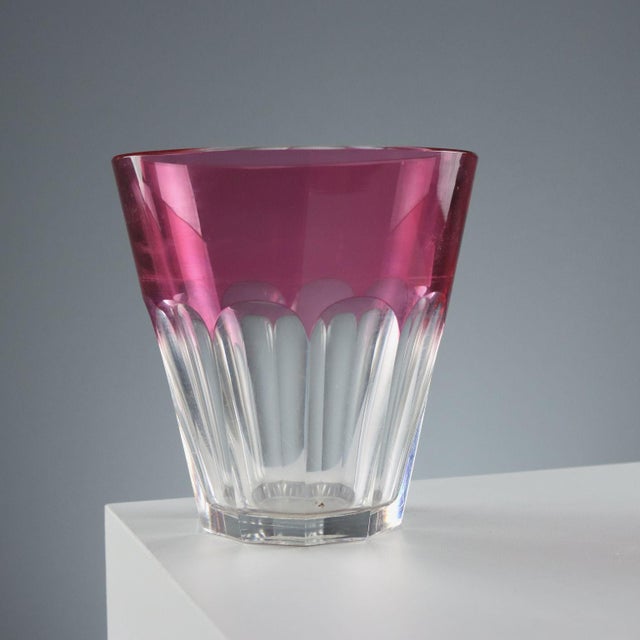 Crystal Vase from Val Saint Lambert For Sale - Image 4 of 7