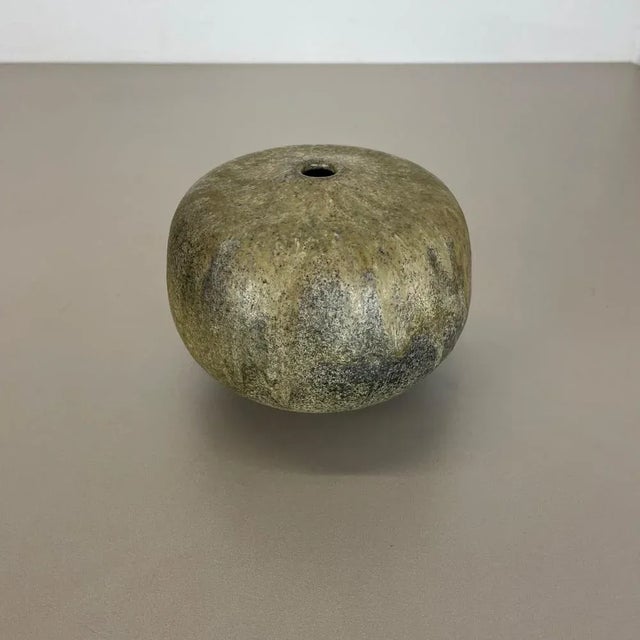 German Sculptural Studio Pottery Vase Object by Otto Meier, 1970s For Sale - Image 6 of 18