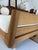 1960s Attributed to Guillerme & Chambron Daybed, Oak and Upholstery For Sale - Image 13 of 17