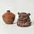 Vintage Japanese Sake Bottle With Ceramic Shisha Foo Dog Lid For Sale - Image 4 of 14