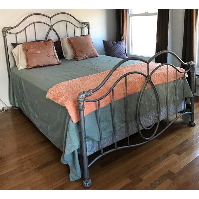 Gray Metal Queen Bed Chairish