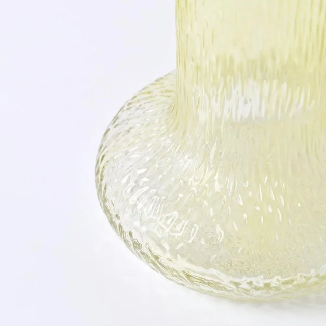 Yellow Martele Glass Vase from Wilhelm Kralk Sohn, 1920s For Sale - Image 9 of 11