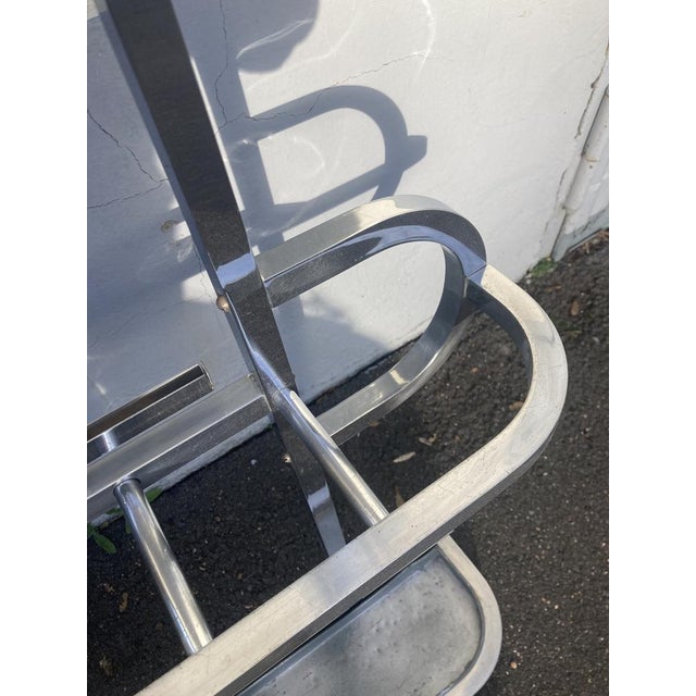 Metal French Art Deco Chrome-Plated Coat Rack, 1930s For Sale - Image 7 of 18
