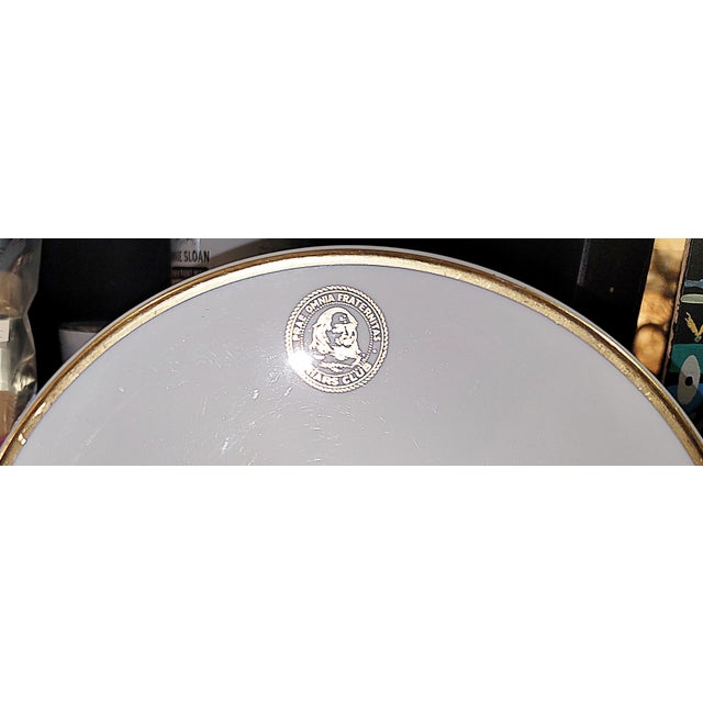 Rare Friars Club Nyc Dinner Plate For Sale - Image 4 of 7